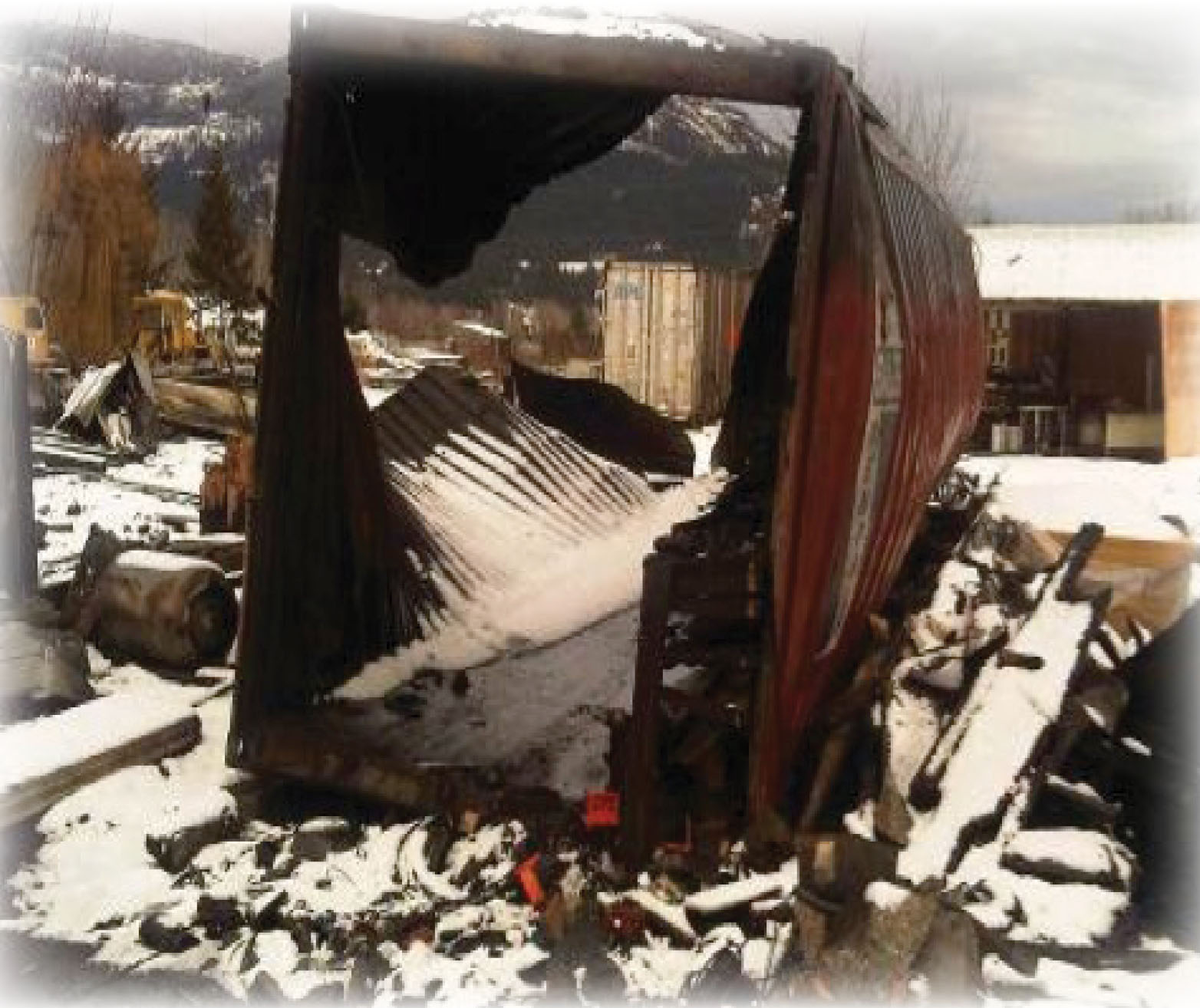 Intermodal Shipping Container Fire Safety Centre for Public Safety